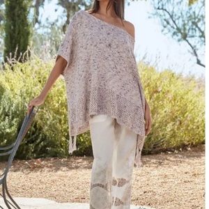 Johnny Was Poncho with Tassels NWT